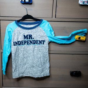 Carter's "Mr. Independent" Graphic 3/4 Sleeve Tee